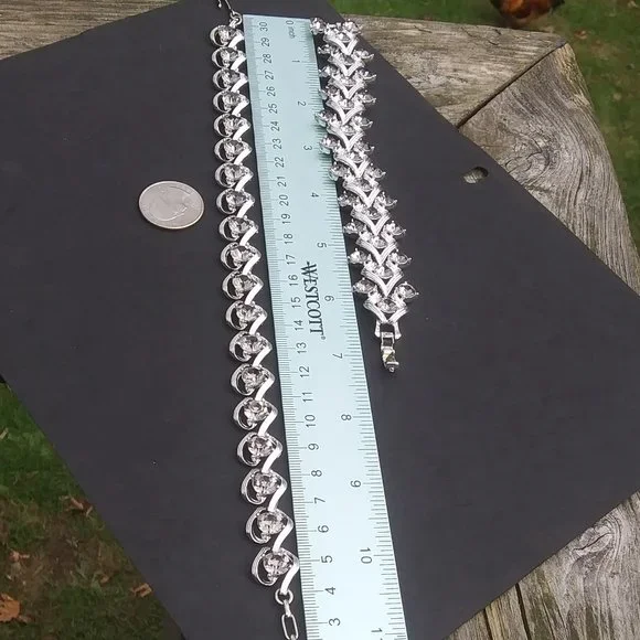 Vintage Kramer choker necklace and bracelet lot  gorgeous quality vintage lot - Picture 14 of 17